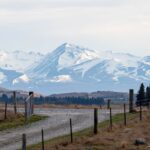 Twizel’s hydro-era earthmoving machines line the road into town